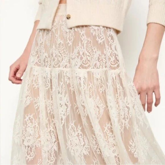 NWOT DÔEN Sebastiane Skirt in Sea Salt - Picture 2 of 12